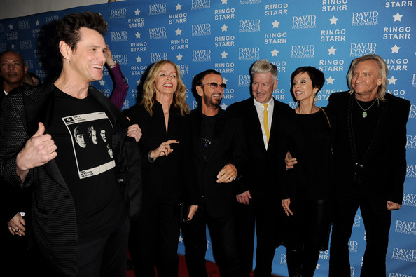 Jim Carrey, Barbara Bach, Ringo Starr, David Lynch, Marjorie Bach, Joe Walsh