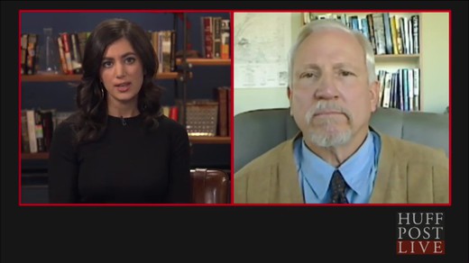 Huffingtonpost-live-meditation-against-terrorism Caroline Modarressy-Tehrani and Colonel Brian Rees 