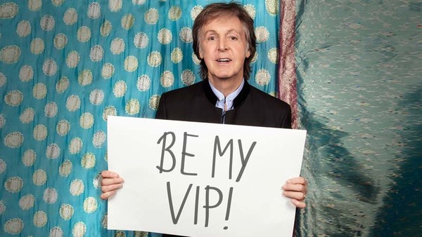 Paul McCartney Omaze 2017 pour la fondation david Lynch