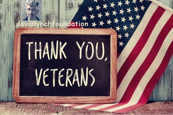 davidlynchfoundation pour le Veteran's Day